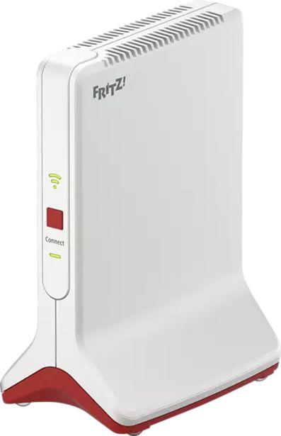 AVM FRITZ!Repeater 6000, Wi-Fi 6, WLAN Mesh, Weiß/Rot für 215,9€ in Media Markt