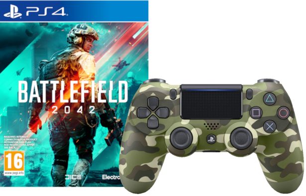 SONY PS4 DualShock 4 Wireless Controller V2 Camouflage + Battlefield 2042 für 104,99€