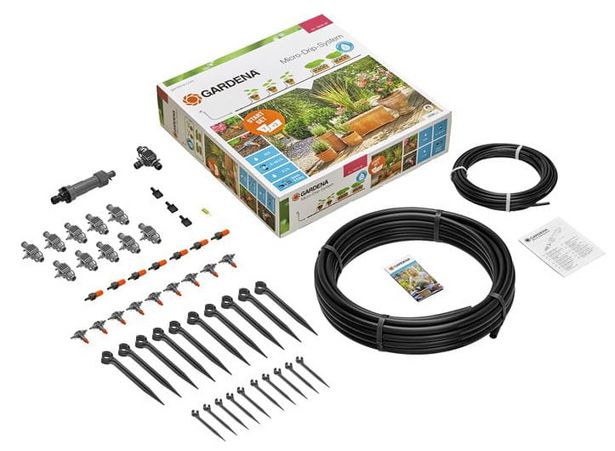 GARDENA Micro-Drip-System Start Set Pflanztöpfe M für 39,99€