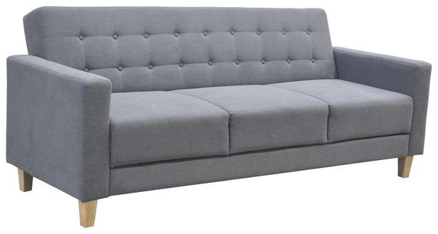 3-Sitzer-Sofa mit Schlaffunktion Levi Grau für 379€ in Möbelix