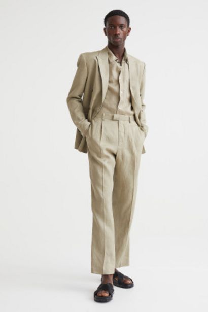 Anzughose aus Leinen Relaxed Fit für 11,99€ in H&M