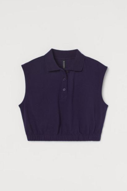 Cropped Poloshirt für 3,99€ in H&M
