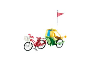 6388 Fahrrad mit Kinderanhänger für 6,99€ in Playmobil