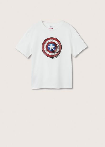 T-Shirt Captain America für 12,99€ in Mango