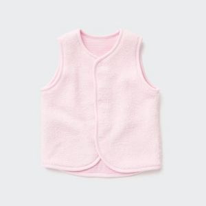 Newborn Pile Lined Reversible Fleece Vest für 7,9€ in UNIQLO