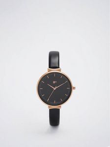 Uhr Mit Armband Aus Kunstleder, Schwarz für 25,99€ in Parfois