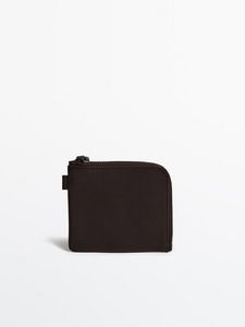 Lederbrieftasche Mit Reißverschluss - Studio für 49,95€ in Massimo Dutti