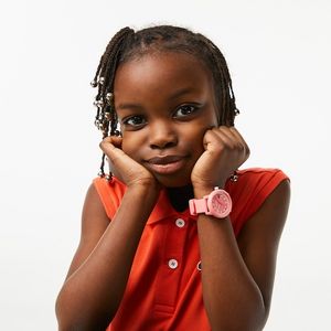 LACOSTE 12.12 Kinderuhr mit pinkfarbenem Silikonband für 69€ in Lacoste