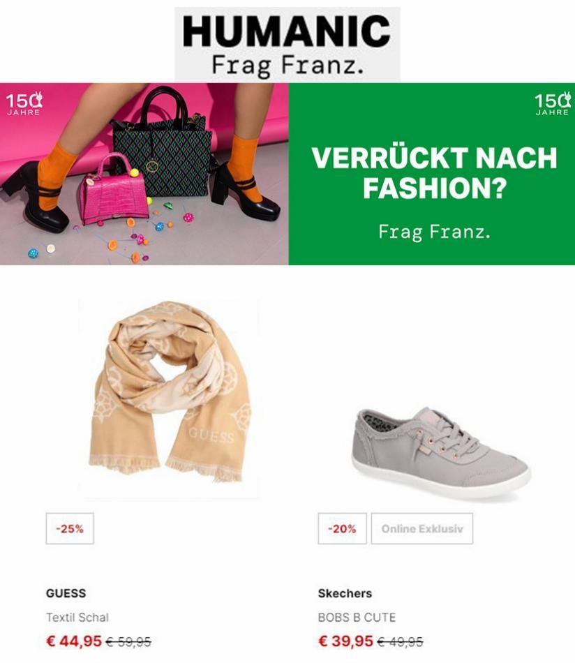 Producto angebot in Humanic