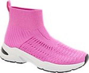 Mid Cut Sock Sneaker in Fuchsia für 19,99€ in Deichmann