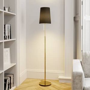 Lucande Pordis Stehlampe, 164 cm, messing-schwarz für 69,9€ in Lampenwelt