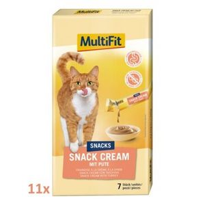Snack Cream 11x7 Stück Pute für 19,25€ in Fressnapf