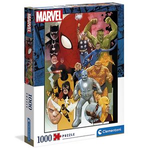 CLEMENTONI Marvel Universe Puzzle 1000 Teile bunt für 10€ in Libro
